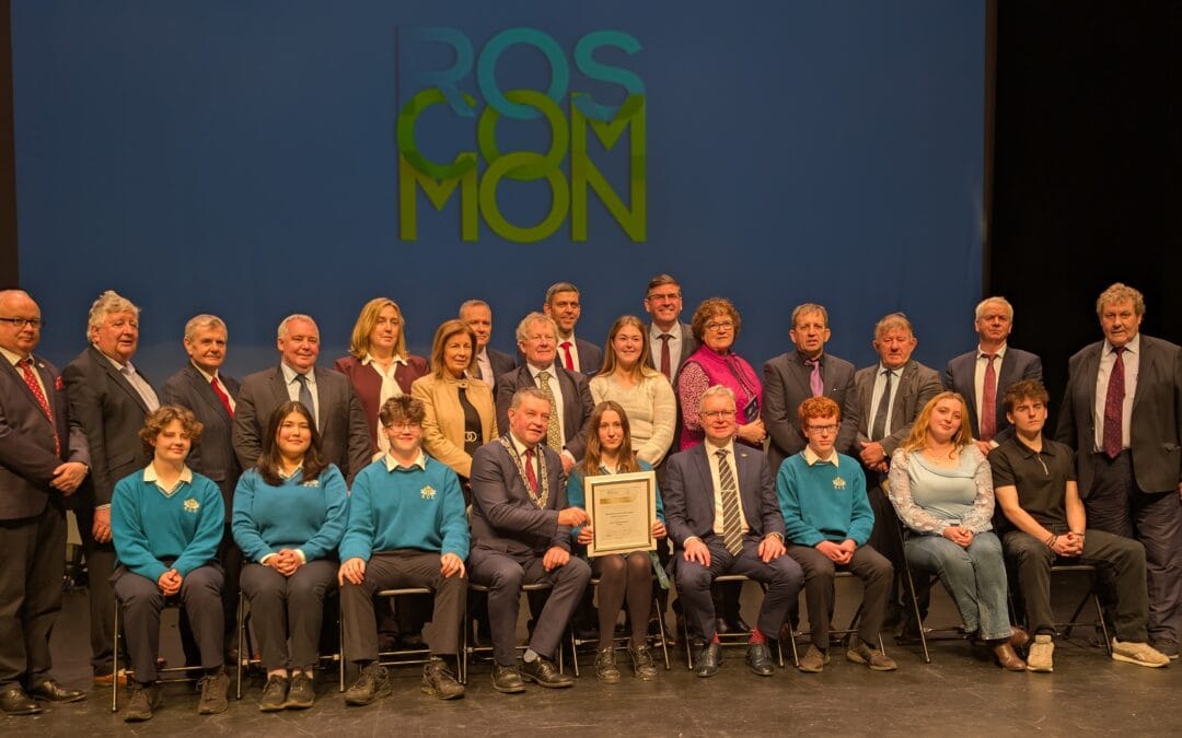 RCC All-Ireland Drama Award winners honoured at Roscommon Co Council Civic Reception
